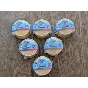 LOT OF 6 Crazy Fun Glitter Squishy Dumpling Bun Rainbow Mystery  Sealed- small